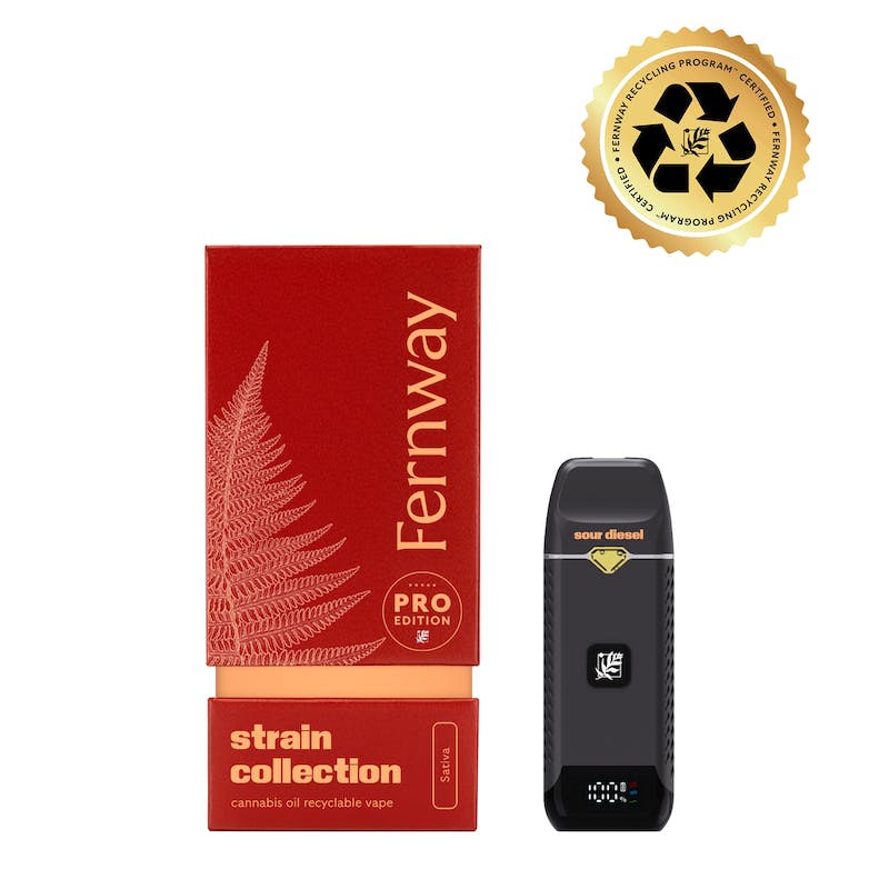 Product Fernway - Sour Diesel Strain Collection Traveler Pro Disposable Vape (1g)