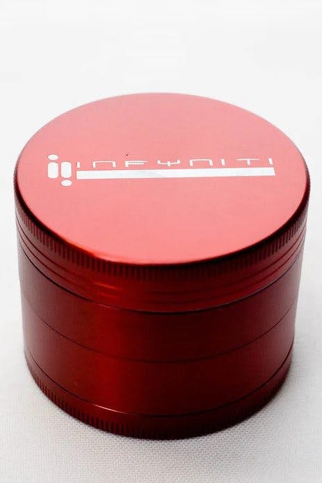 Infyniti - 4 Part Metal Herb Grinder - Red