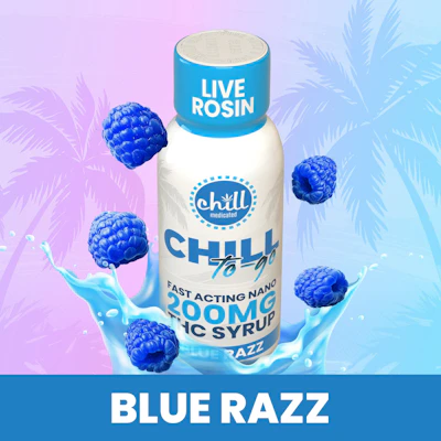 Chill Medicated - 200mg Live Rosin Syrup To-Go - Blue Razz
