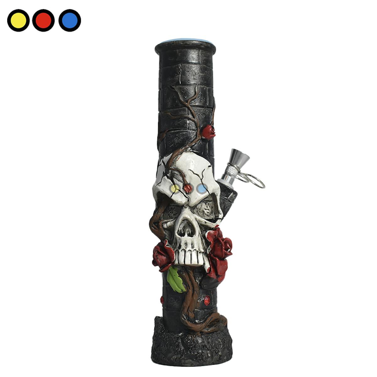Photo of Resin Water Pipe l 10.5″ l Skull