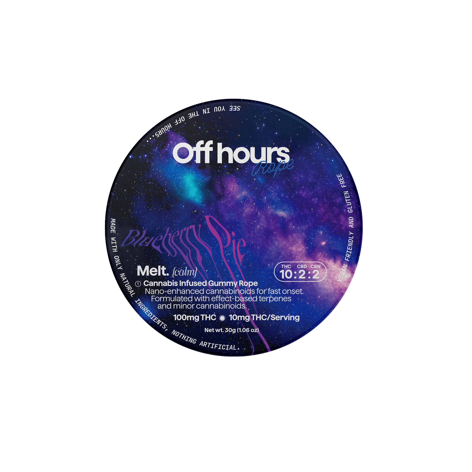 Off Hours - Effect Based Rope Melt (Calm) - 100mg by Off Hours