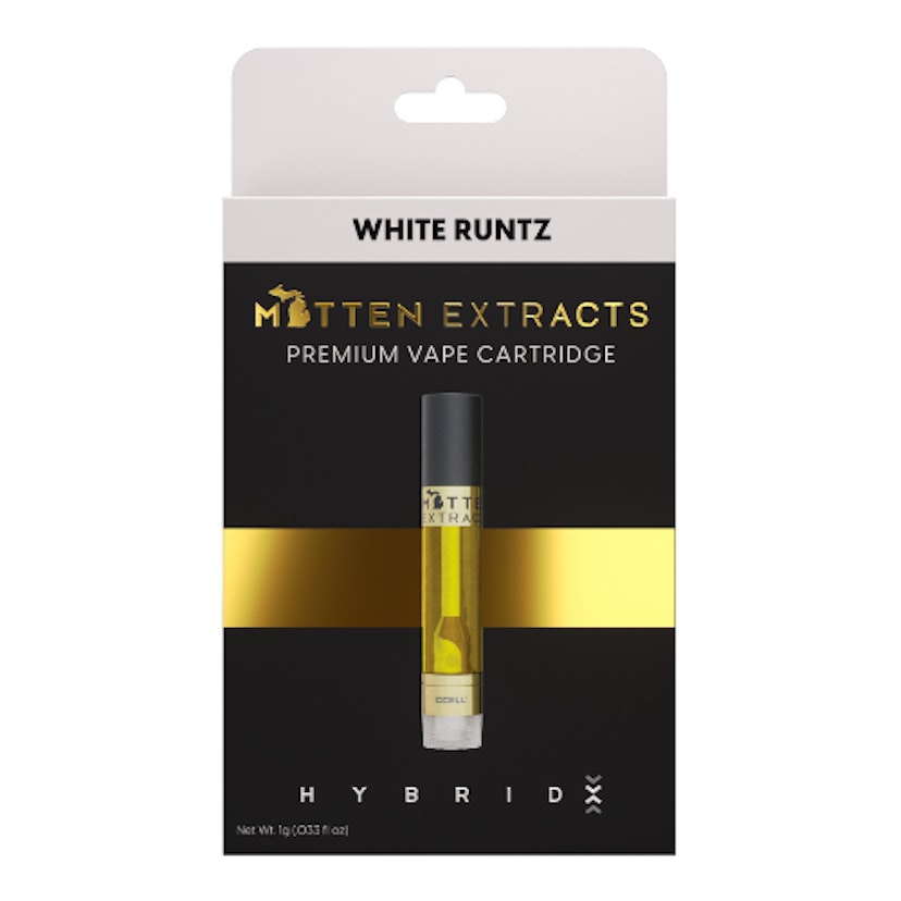 Mitten Extracts 1g Cart White Runtz