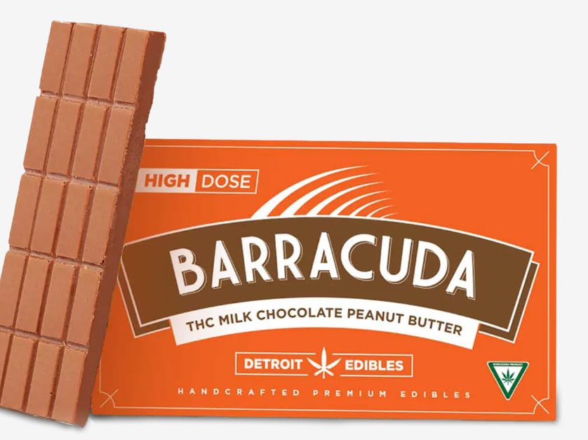 Detroit Edibles | Barracuda Bar | Milk Chocolate Peanut Butter | 200mg