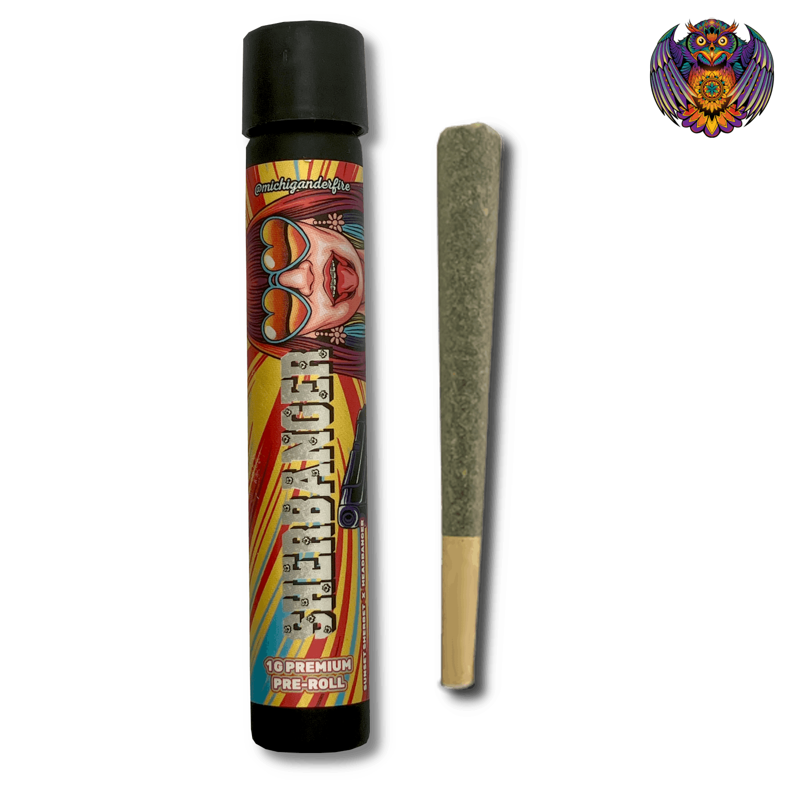 Product: Michigander Fire | Pre-Roll - 1g - Sherbanger
