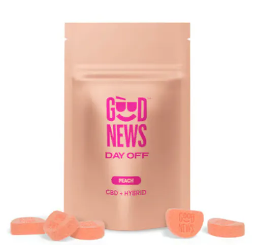 Day Off Peach (S) – Gummies CBD:THC (1:1) (100mg)-1