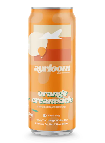 Ayrloom | Orange Creamsicle | 2:1 | 10MG THC : 5MG CBD | 4 Pack | 40mg-1