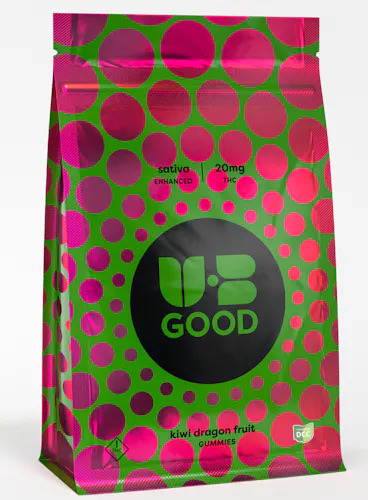 UB GOOD | Kiwi Dragonfruit ‘Boost’ Gummies | 10pack  | 100mg-1