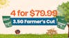 4 for $79.99 - 3.5G Farmer's Cut