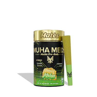 Muha Mates - 5-Pack .6g Infused Prerolls - Honey Melon