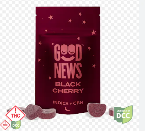 Black Cherry + CBN 2:1 | 10mg Gummies | 10ct-1