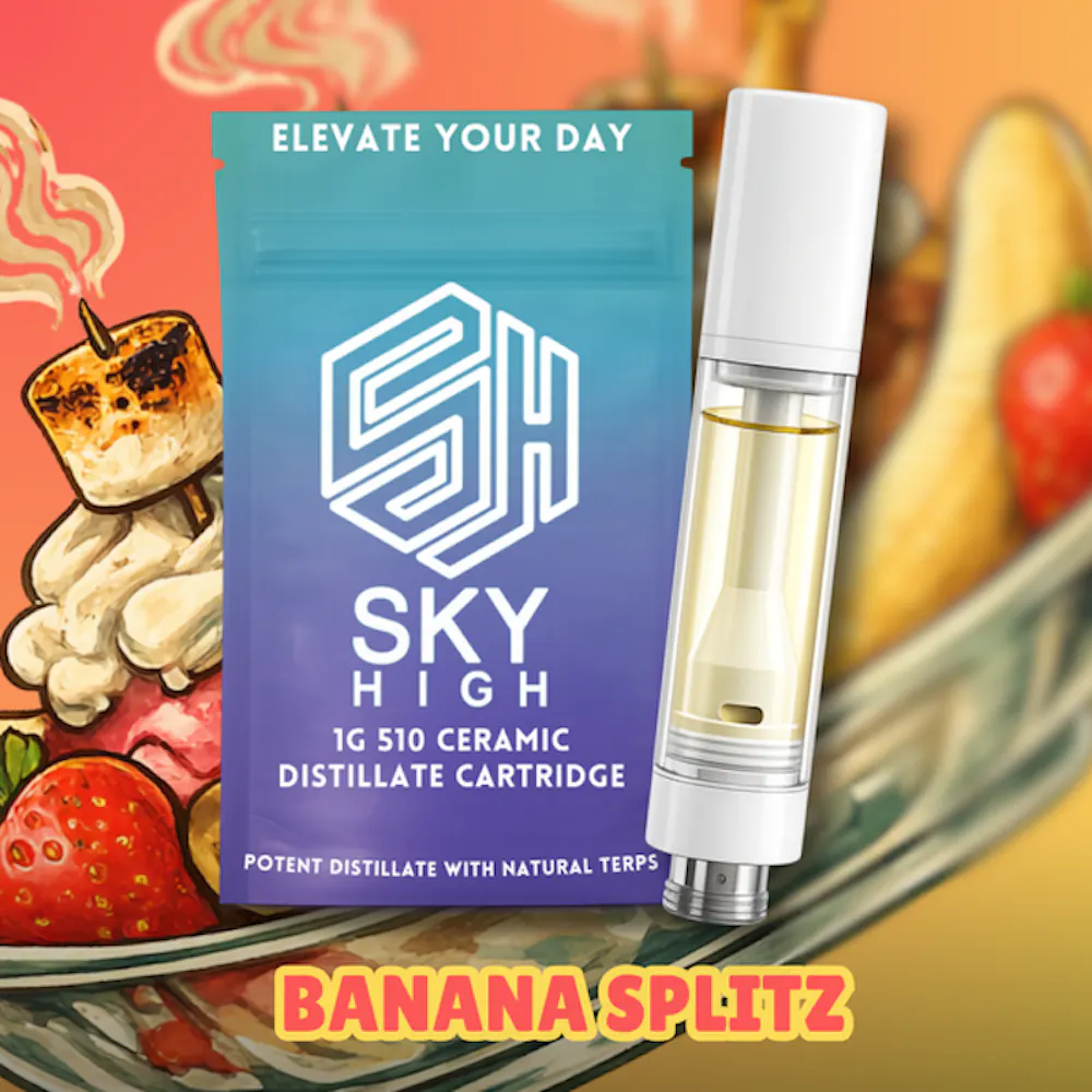 Product Sky High - Banana Splitz Vape Cartridge (1g)
