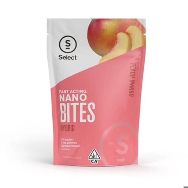 Peach Mango Nano Bites (H) - 100mg (20 Pack) - Select