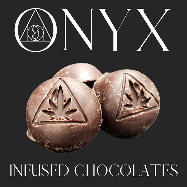 Onyx Dark Chocolate Bites 10pk/100mg (hybrid, chocolates, 2.8g)