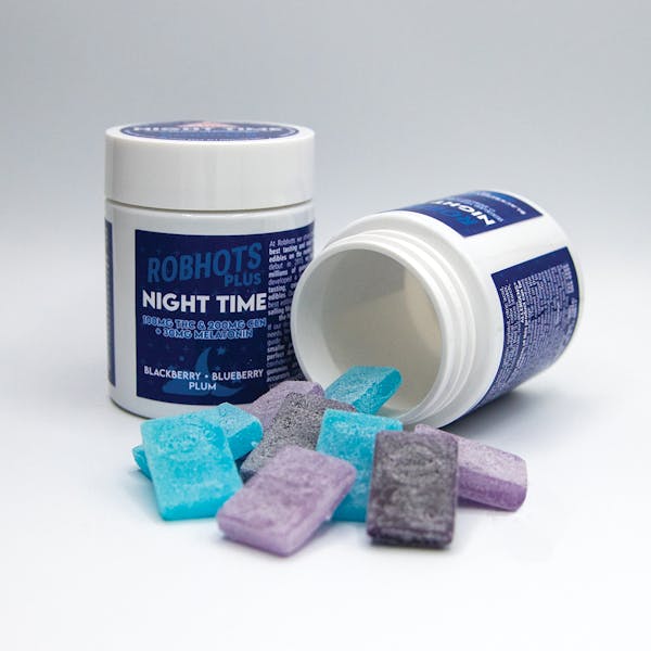 Night Time Gummies 10mg Each 100mg Total THC 10pk
