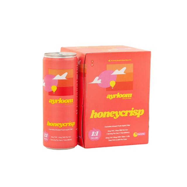 Photo of honeycrisp 1:1 infused beverage 4-pack | 20mg