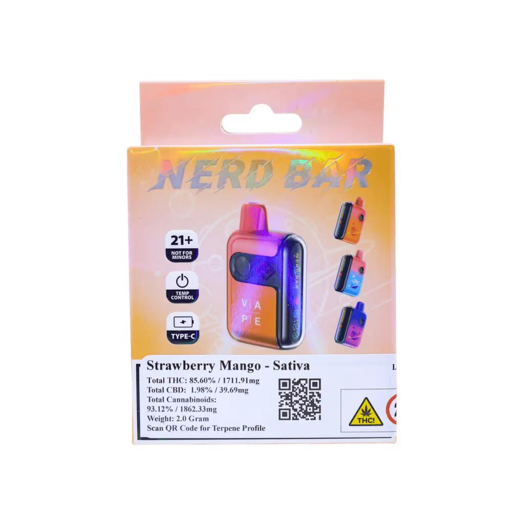 Nerd Bar Strawberry Mango 2g Vape