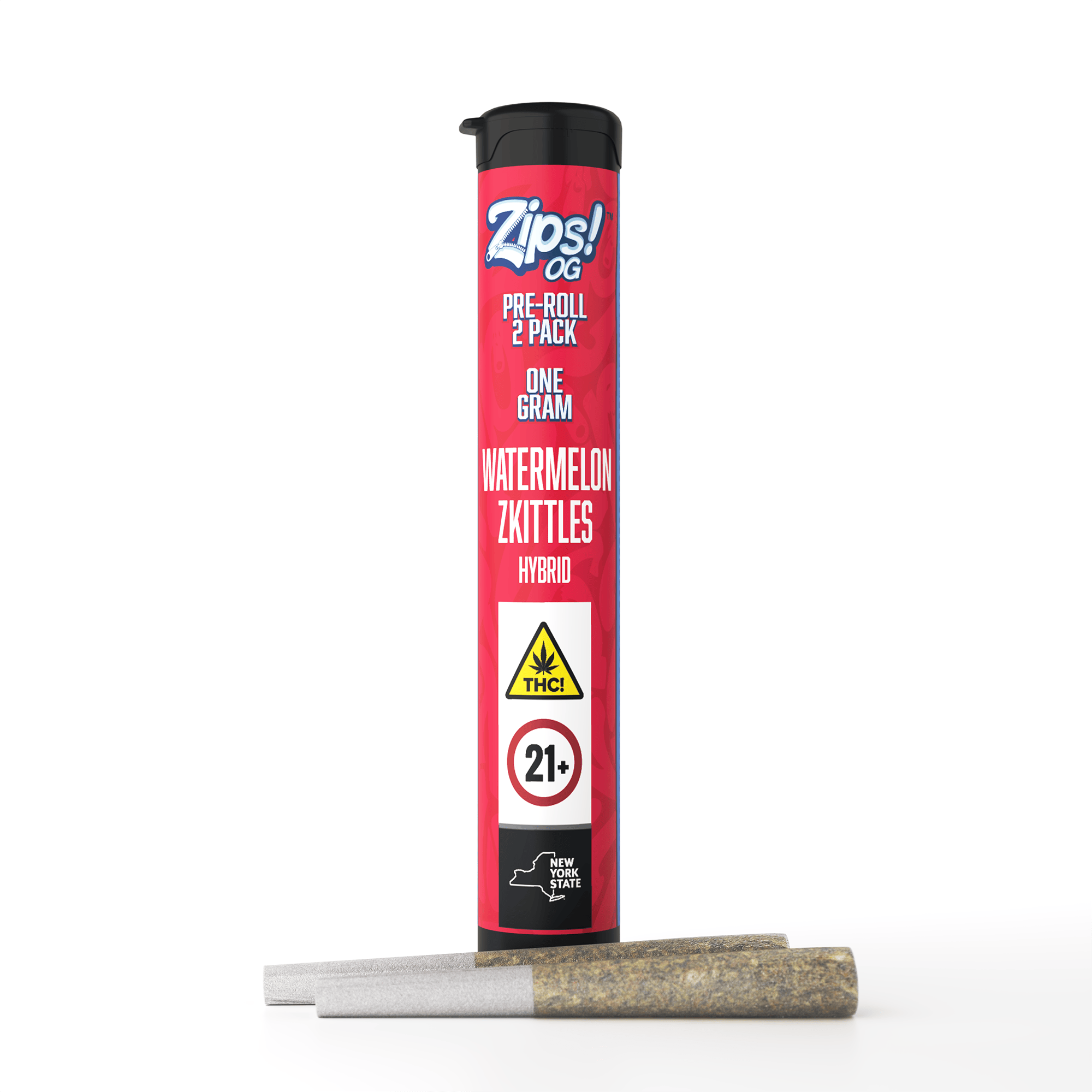 ZIPS | Preroll 2 Pack | Watermelon Zkittles