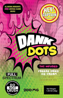 Hey Captain - 200mg Dank Dots - Key Lime Cheesecake