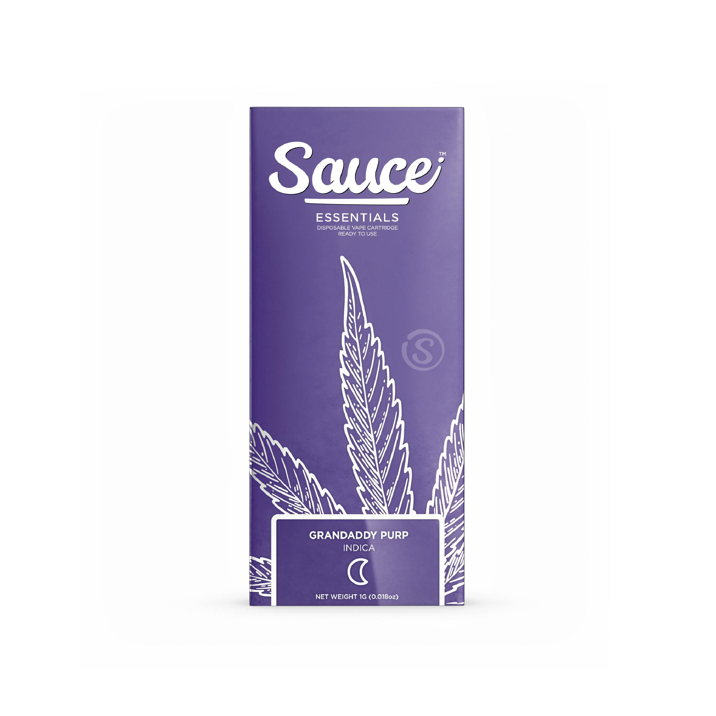 Sauce Grandaddy Purp Essentials Disposable/Rechargeable Allinone
