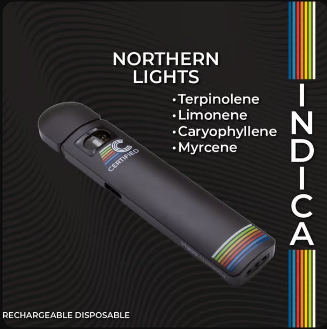 CRDH60%DGN35%リキッド 1ml Northern Lights CRDH60%DGN35%リキッド 1ml Northern Lights