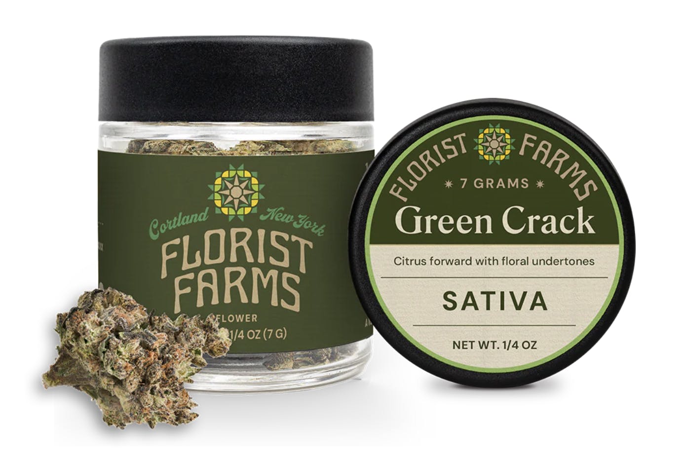 Florist Farms- 7g Flower Jar- Green Crack