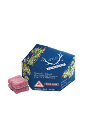 *High Dose* | Huckleberry Hybrid Enhanced Gummies-1