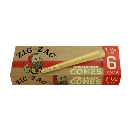 UNBLEACHED 1.25 CONES 6PK-0