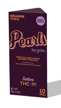 Grön Orange Yuzu Pearls Rosin - THC - Sativa - Stoops Cannabis