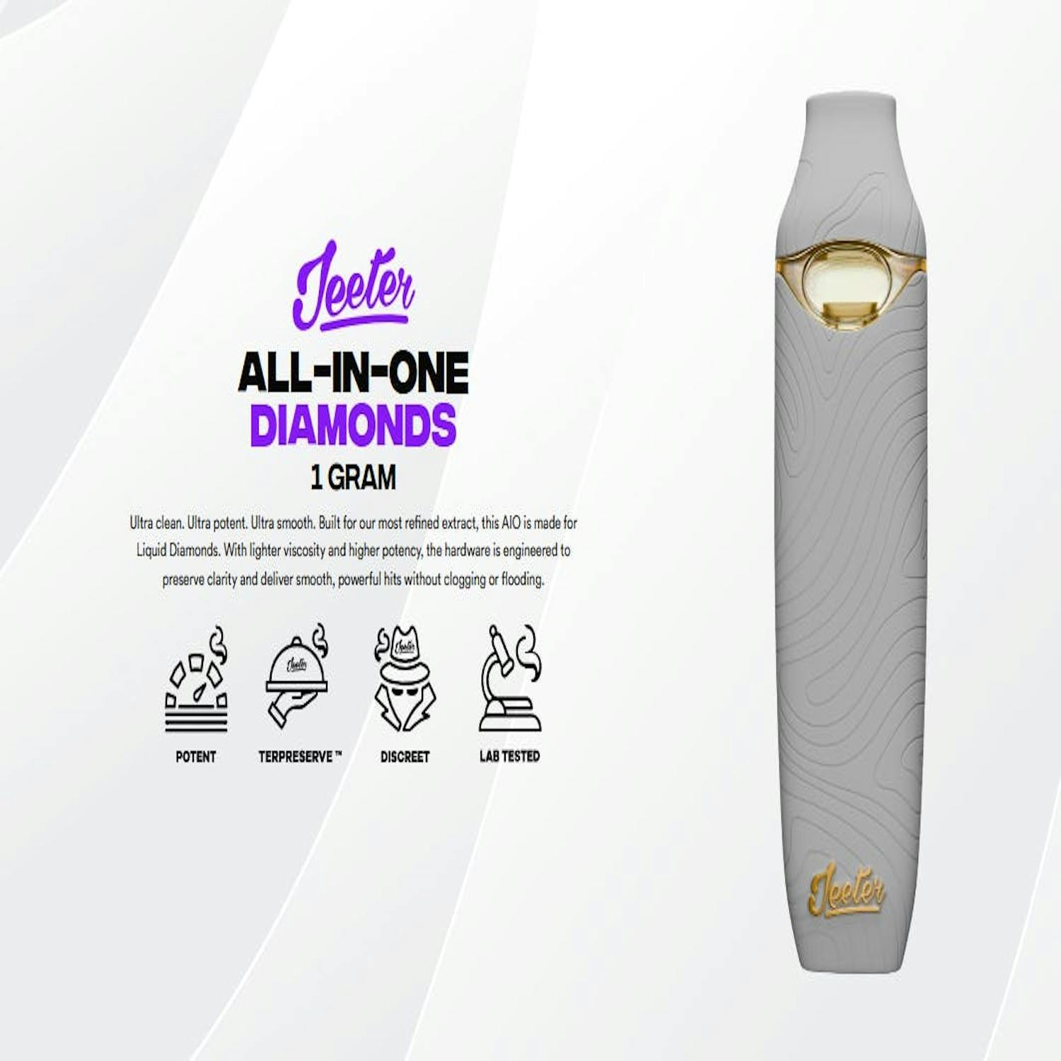 Jeeter - 1g Liquid Diamond Disposable - Sugar Plum
