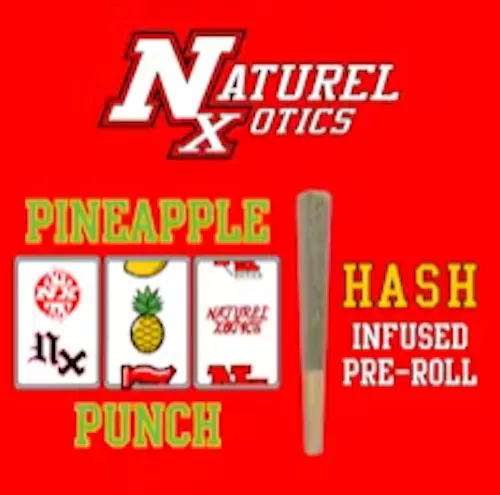 Pineapple Punch | Hash Infused Pre-Roll | 1g-1