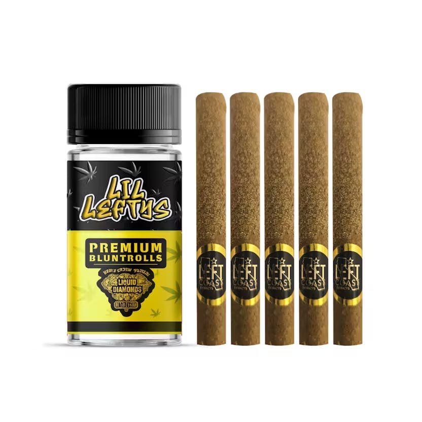 Product Left Coast - Banana Cream - 6.5g - Lil Lefties Mini Blunts 5 Pack