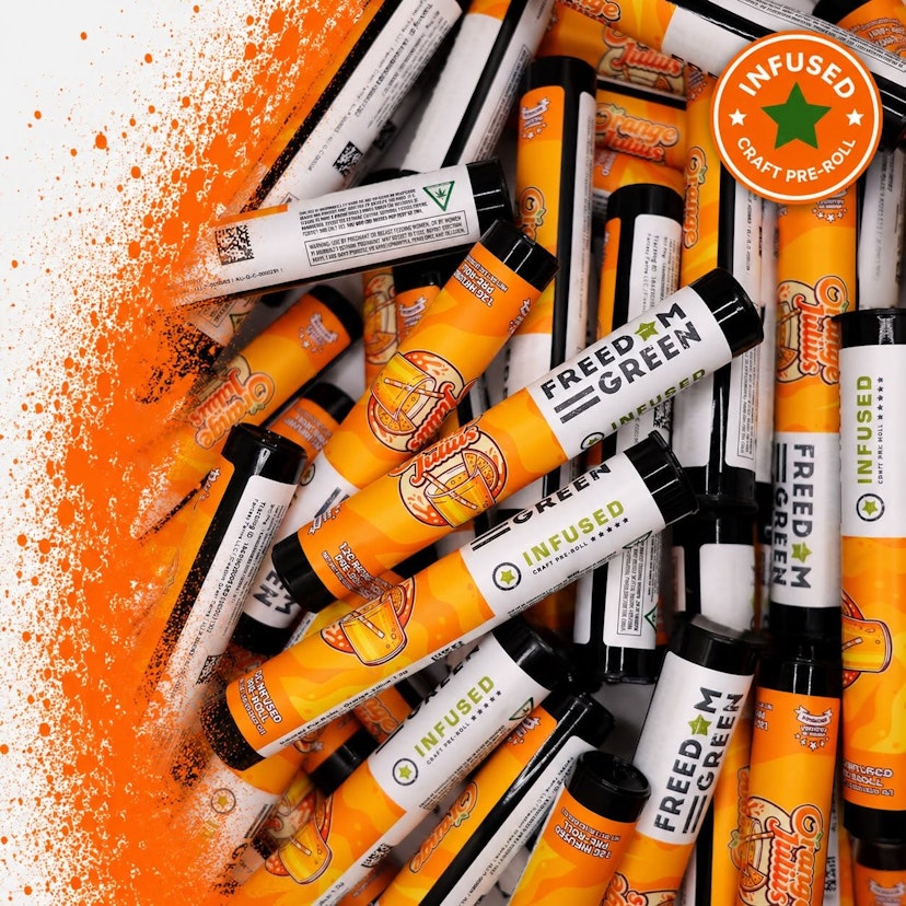 Freedom Green Farms 1.2g Infused Preroll Orange Julius