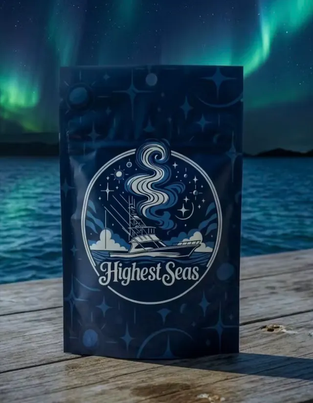 Highest Seas Distillate Disposable Northern Lights 1g (indica, disposables)