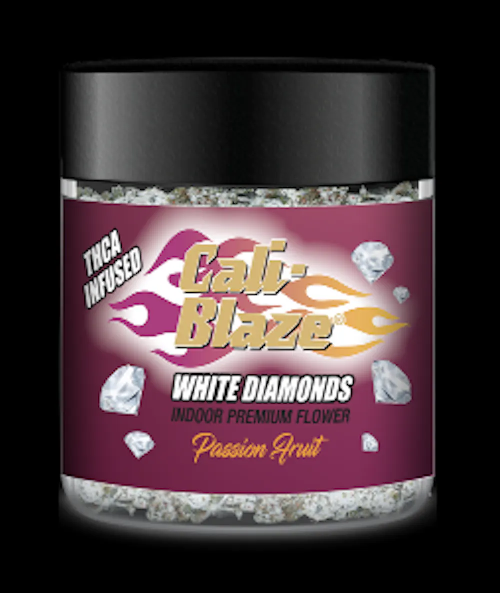 Product Cali-Blaze | Passion Fruit | White Diamond Infused Flower