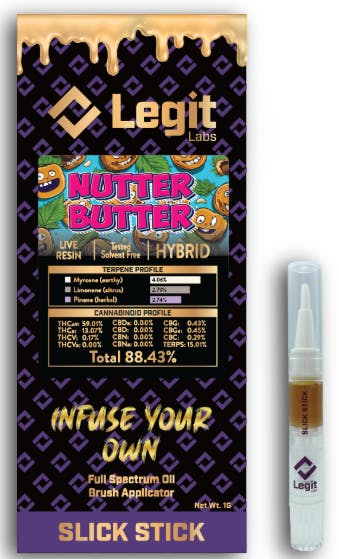 Product: Nutter Budder | Slick Stick | Cured Resin | Legit Labs