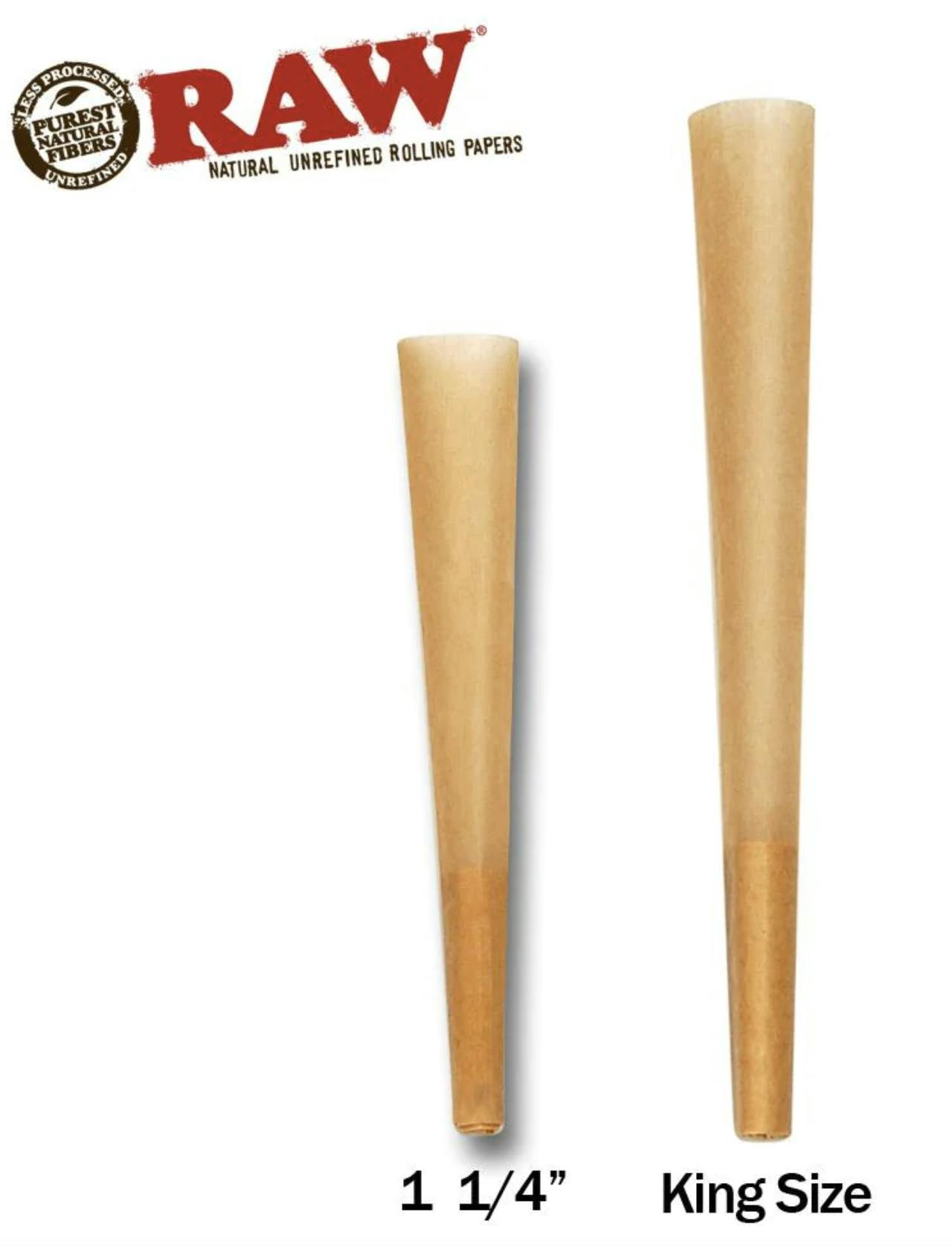 Photo of RAW – Classic 1 1/4 Size CONES (6pk)