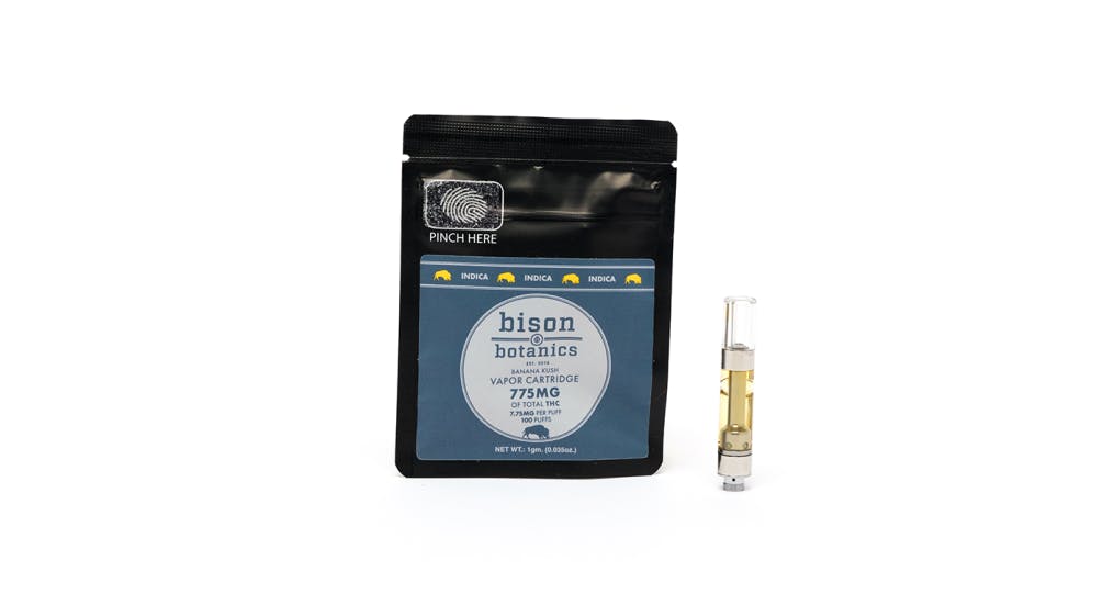 bison botanics | Banana Kush Vape Cartridge