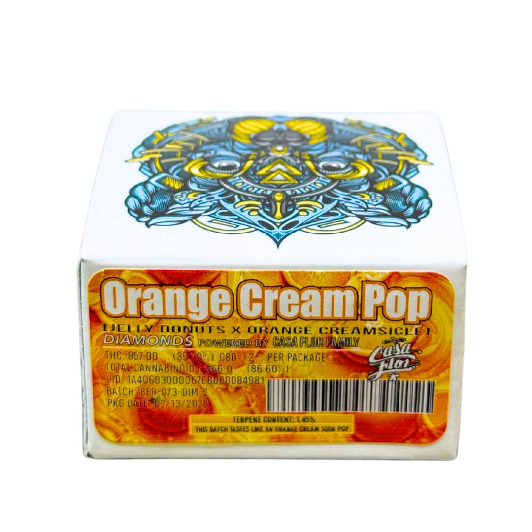 ORANGE CREAM POP LIVE RESIN DIAMONDS