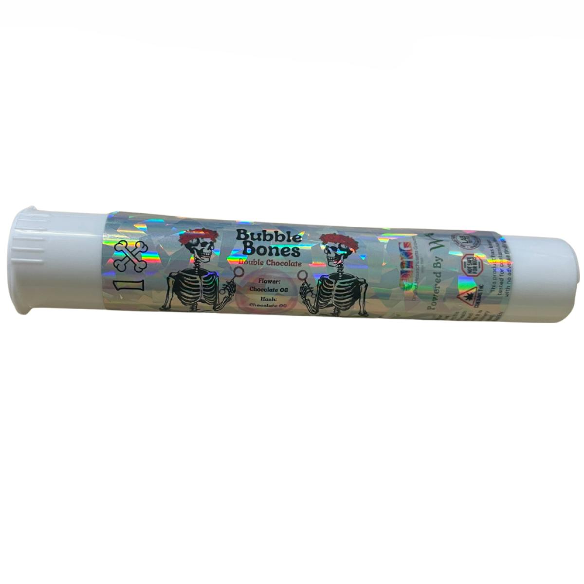 Product: OMG Bubble Bone | Melted Strawberries | Hash Infused Preroll