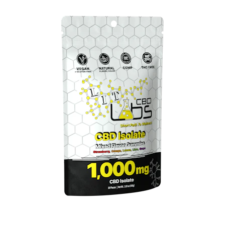 Lit Labs - 1000mg CBD Isolate - Mixed Flavor - product image at King of Budz