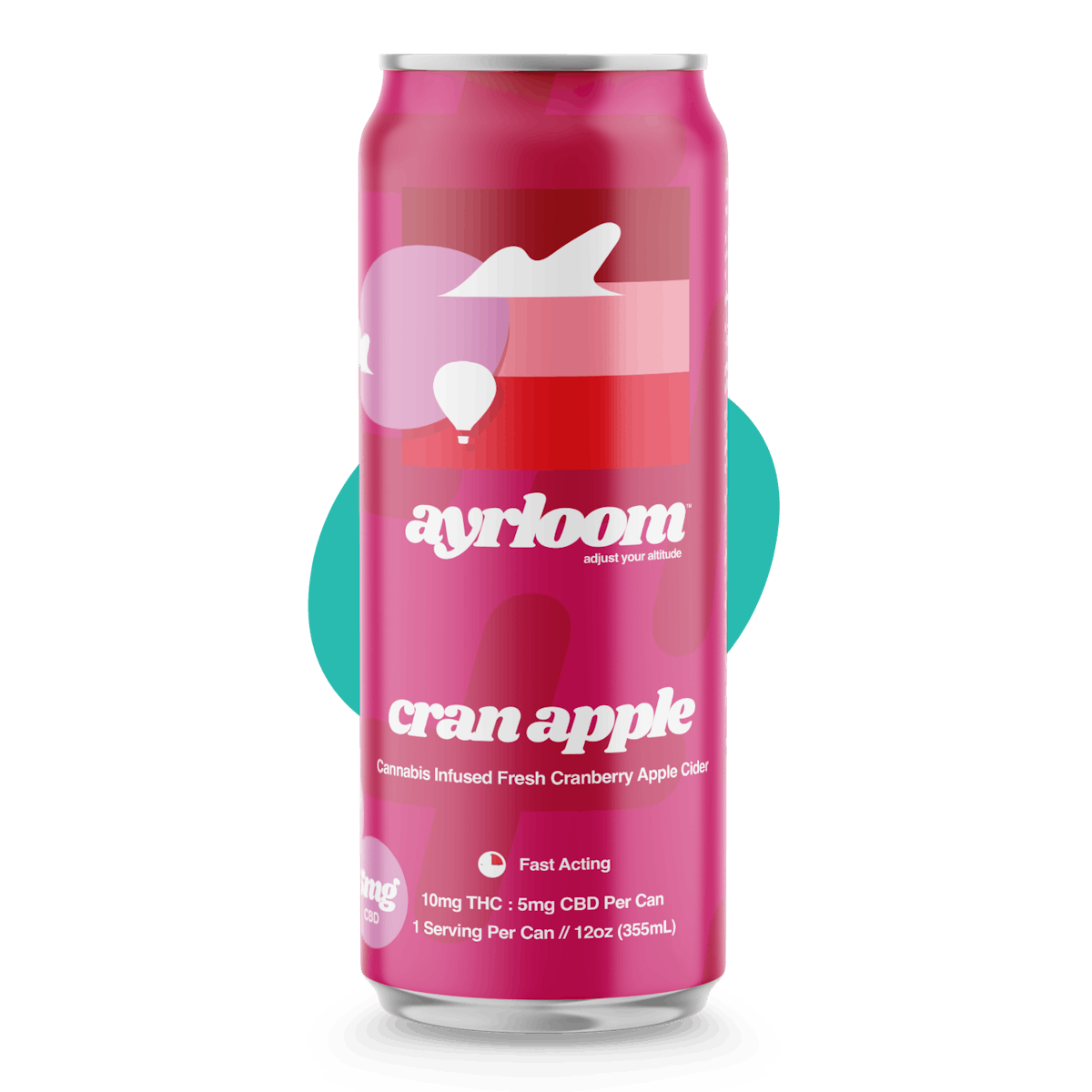 Photo of Ayrloom | Cran Apple | 2:1 CBD 10mg Beverage