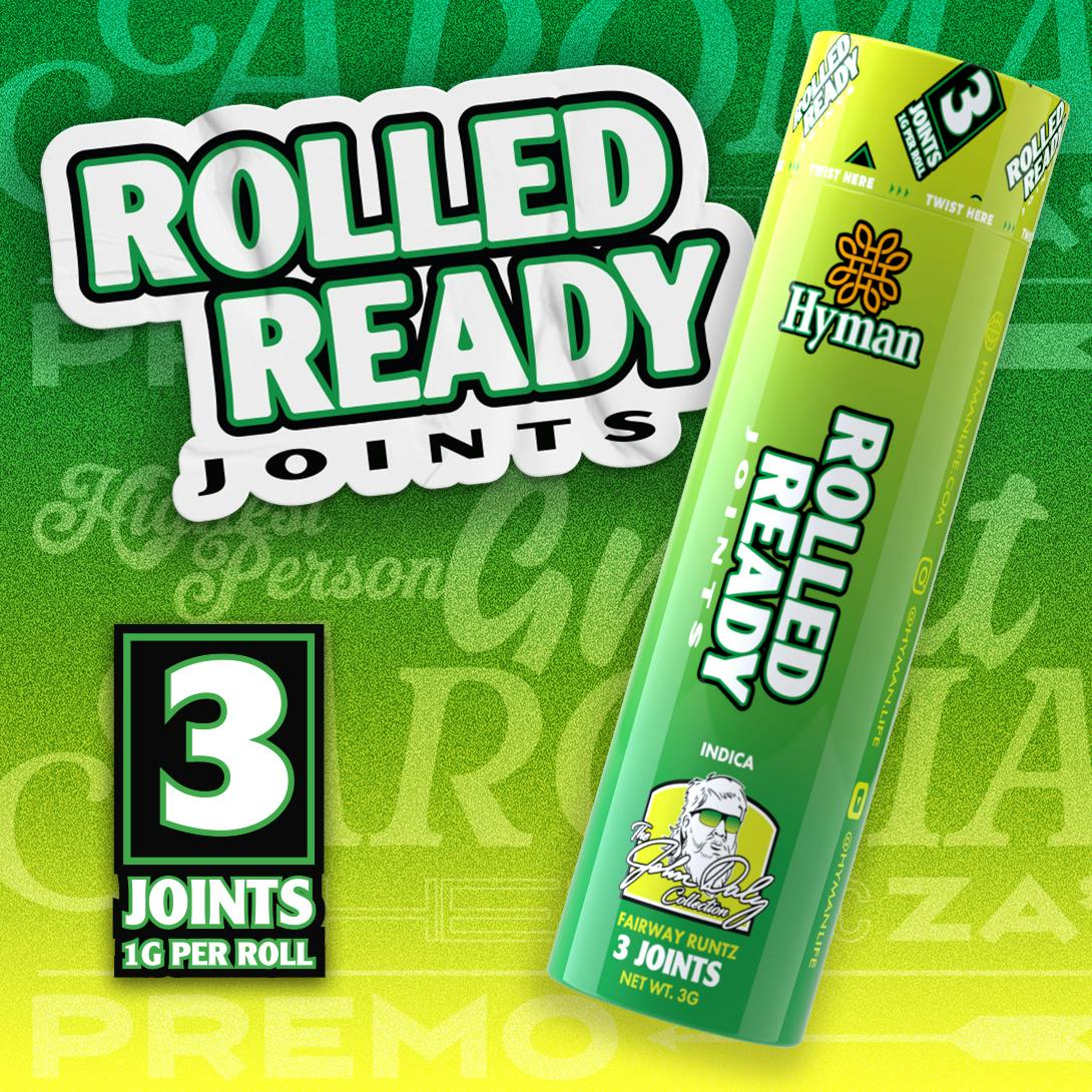 HYMAN John Daly - Fairway Runtz | Rolled Ready — PRE_ROLLS