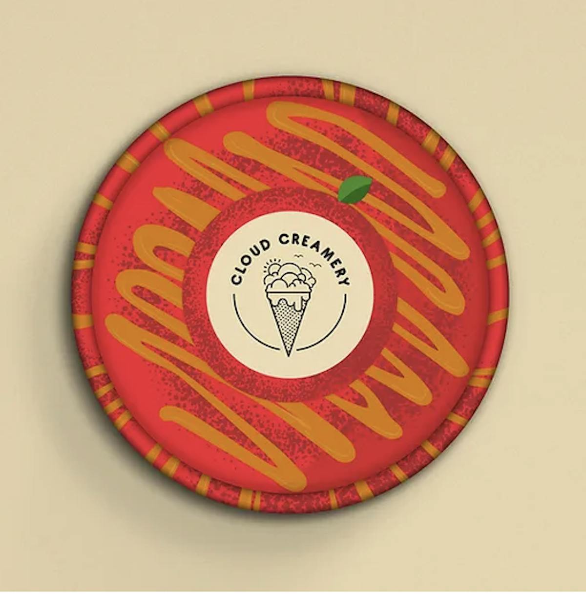 Photo of Cloud Creamery Caramel Apple Crumble Vegan Ice Cream 5mg