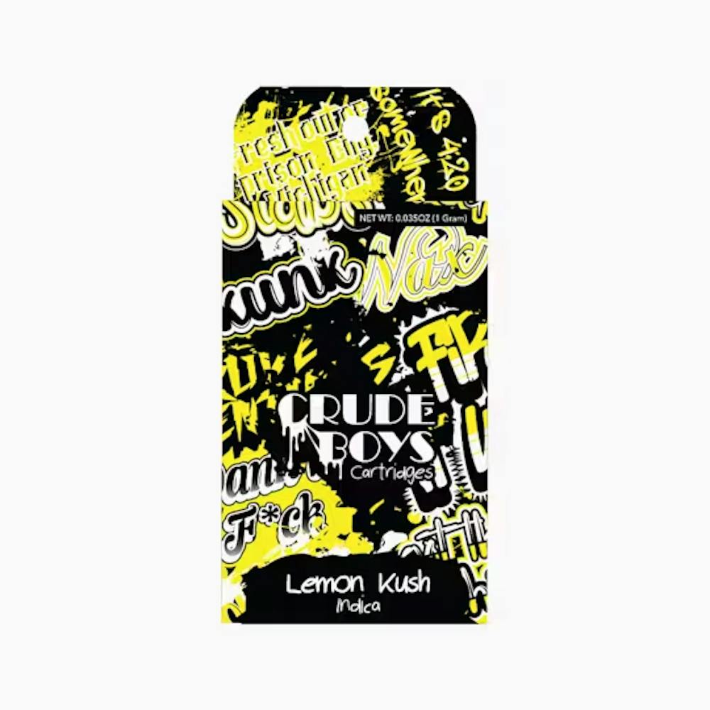 Product Crude Boys - Lemon Kush - Vape Cart