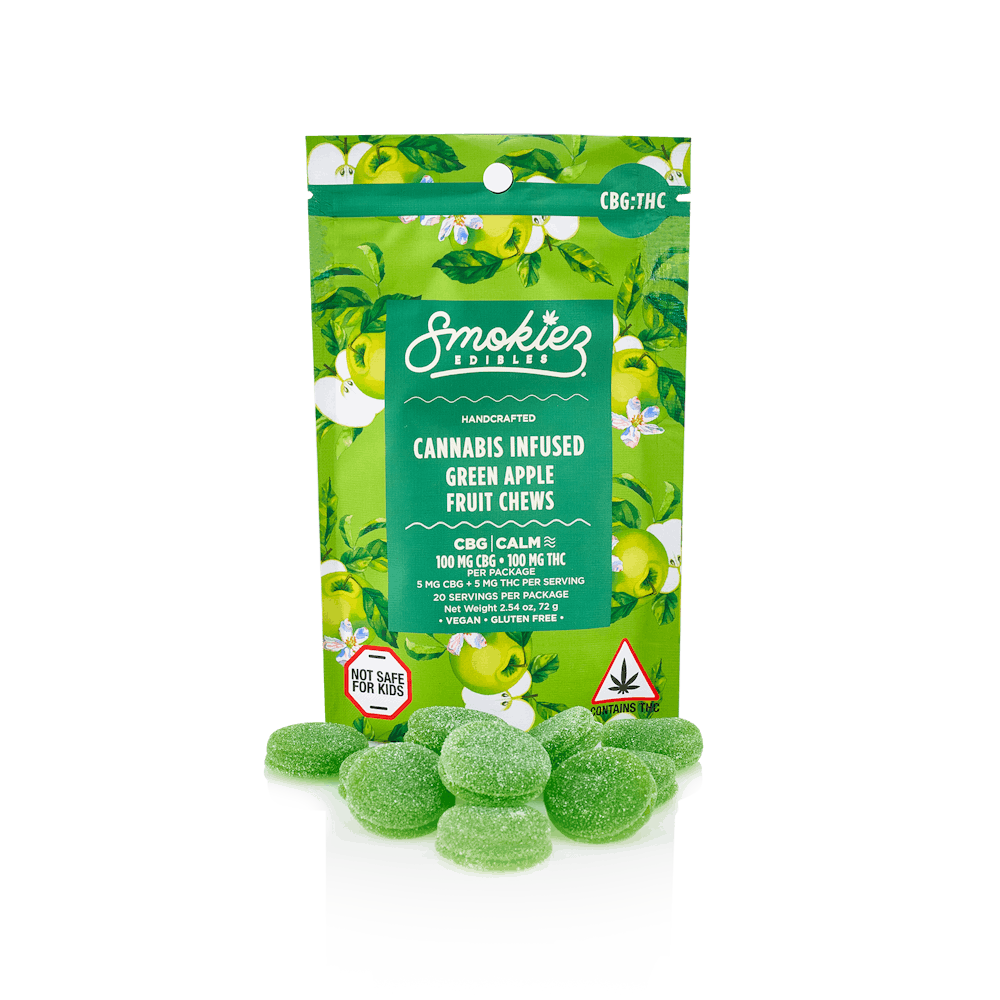 Product Green Apple Sweet | 1:1 CBG:THC Gummies 20pk