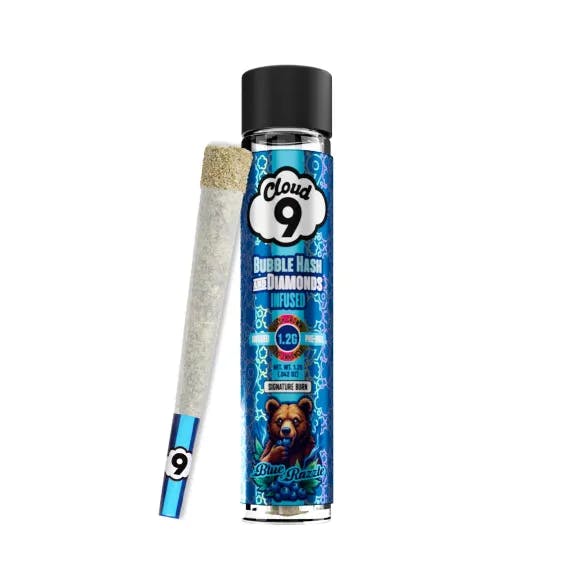 Cloud 9 - 1.2g Infused Preroll - Blue Razzle