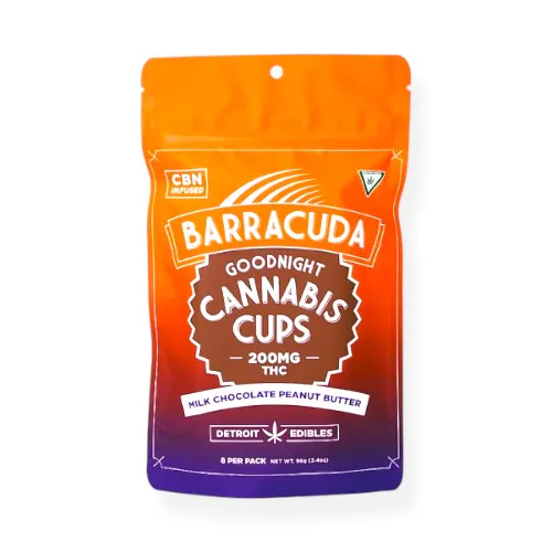Barracuda Goodnight Milk Chocolate Peanut Butter Cups 4:1 200mg THC/50mg CBN Rec-active