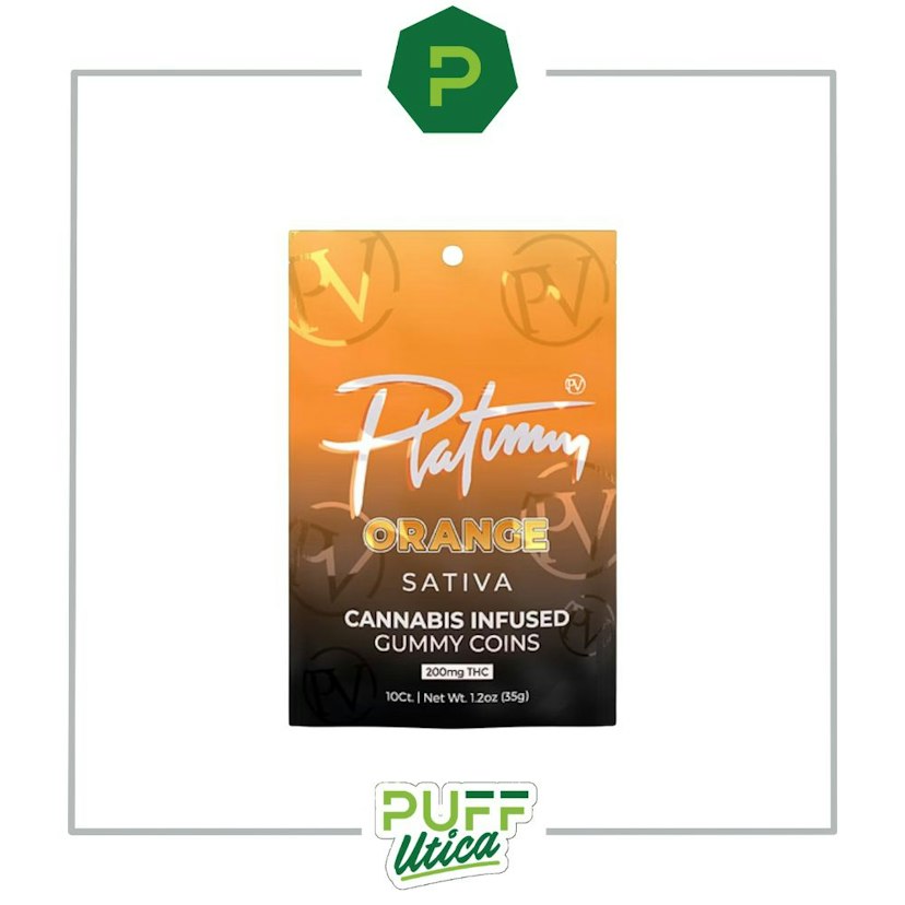 Platinum Vape | 200mg Gummies | Orange