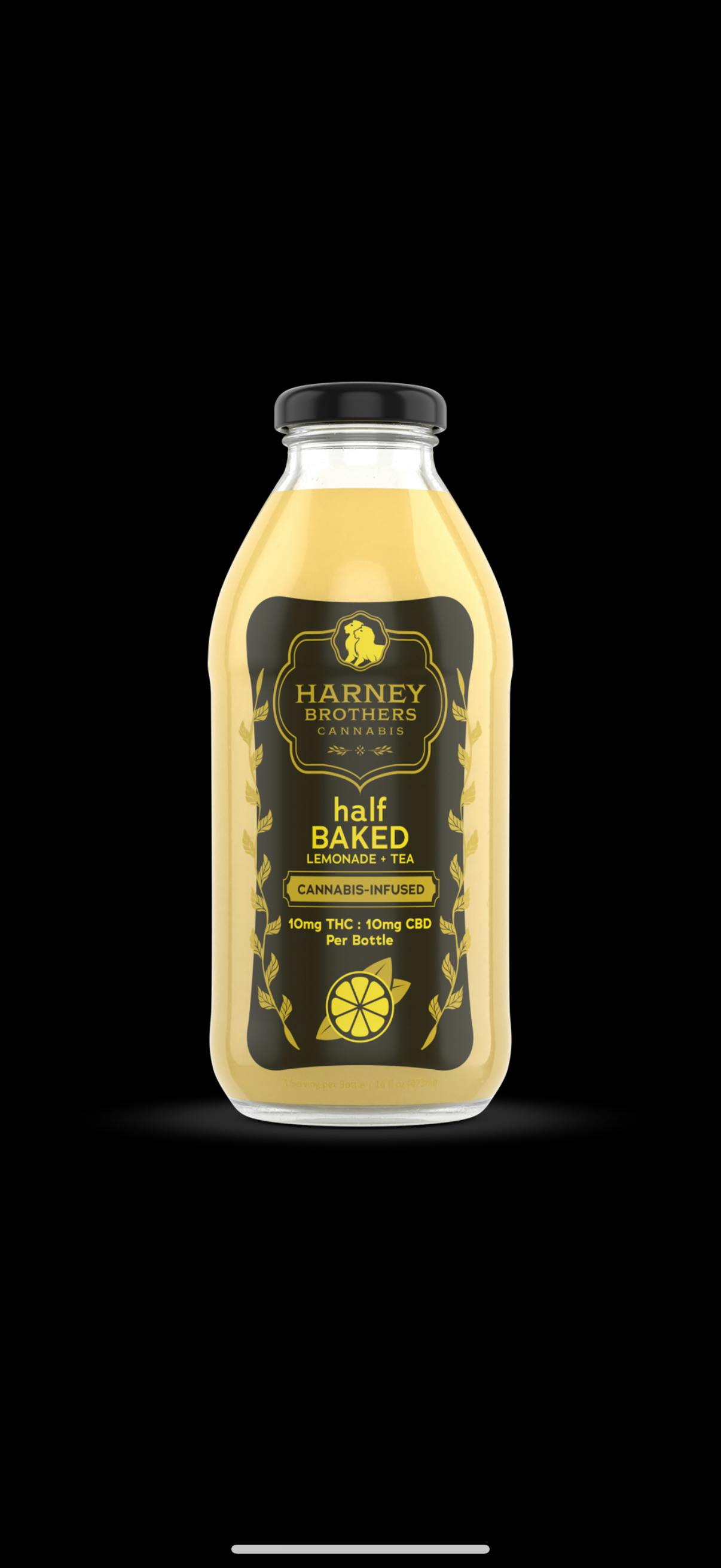 Product Harney Brothers Cannabis - Half Baked Lemonade + Tea - 10mg THC - 10mg CBD