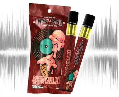Unrivaled Solventless - Rock & Rye Gelato - .5g Disposable Vape